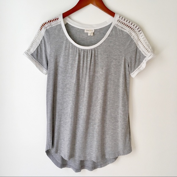Anthropologie Tops - {Anthropologie} Meadow Rue Lace Tee